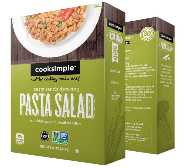 COOKSIMPLE: Zesty Ranch Dressing Pasta Salad, 8 oz