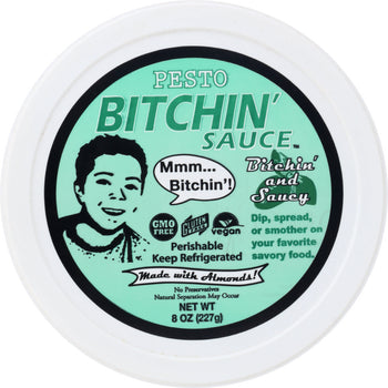 BITCHIN SAUCE: Pesto, 8 oz