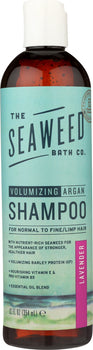 SEAWEED BATH COMPANY: Shampoo Argan Lavender, 12 oz