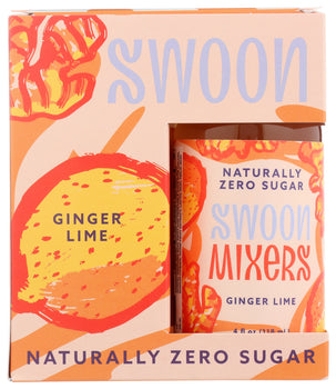 BE MIXED LLC: Mixer Ginger Lime 4 Pack, 16 oz