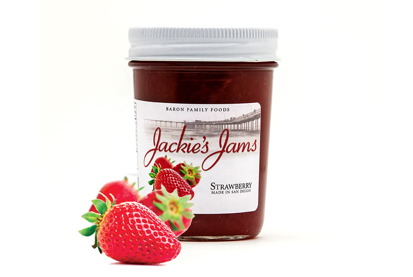 JACKIES JAMS: Strawberry Jam, 8 oz