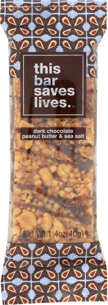 THIS BAR SAVES: Dark Chocolate Peanut Butter Granola Bar, 1.4 oz