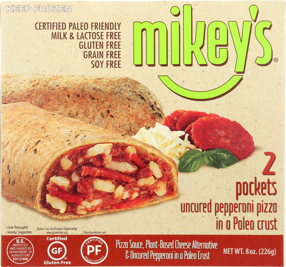 MIKEYS: Pizza Pockets Pepperoni, 8 oz