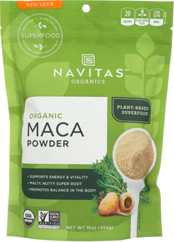 NAVITAS: Maca Powder Organic, 16 oz