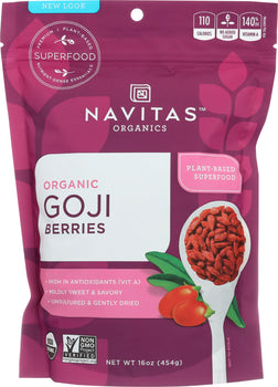 NAVITAS: Goji Berry Organic, 16 oz