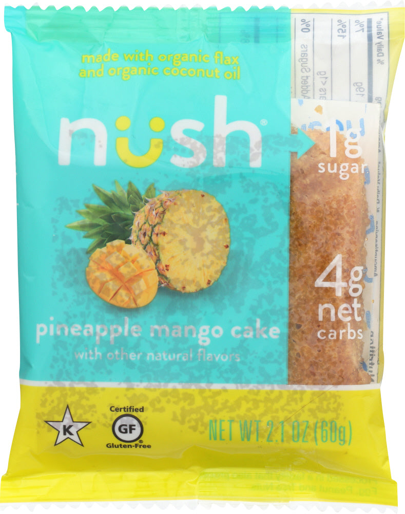 NUSH: Pineapple Mango Slice Cake, 2.1 oz