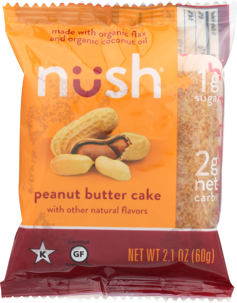 NUSH: Cake Slice Peanut Butter, 2.1 oz