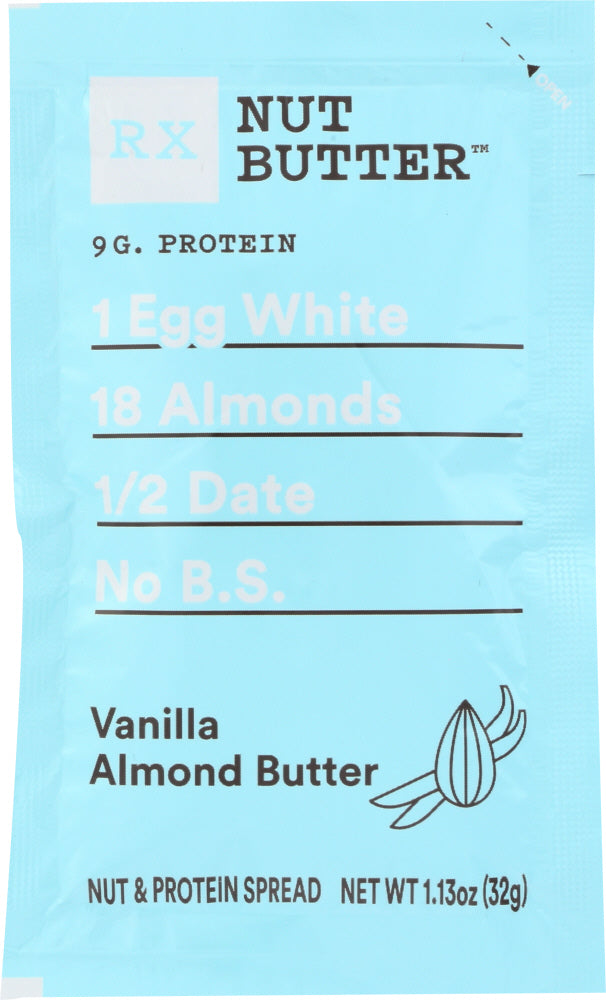 RXBAR: Nut & Protein Spread Vanilla Almond Butter, 1.13 oz