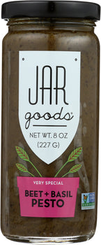 JAR GOODS: Beet Basil Pesto Sauce, 8 oz