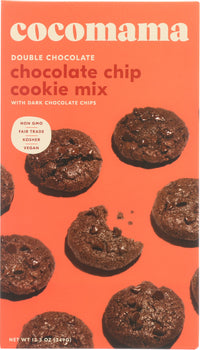 CISSE COCOA CO: Double Chocolate Chip Cookies Mix, 12.28 oz