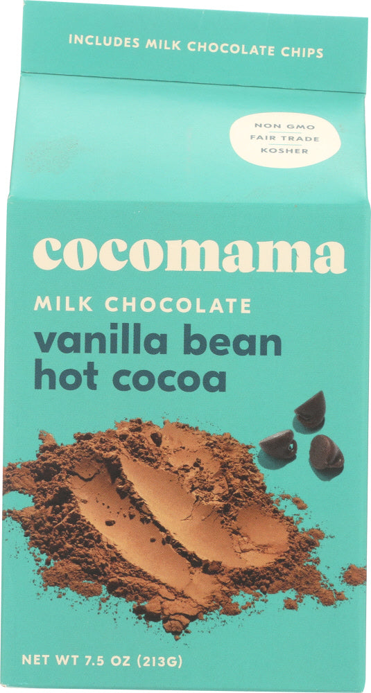 COCOMAMA: Milk Chocolate Vanilla Cocoa Mix, 7.5 oz