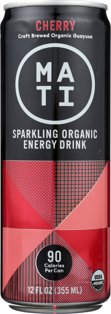 MATI ENERGY: Drink Energy Cherry, 12 oz