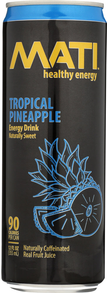 MATI ENERGY: Drink Energy Tropical, 12 oz