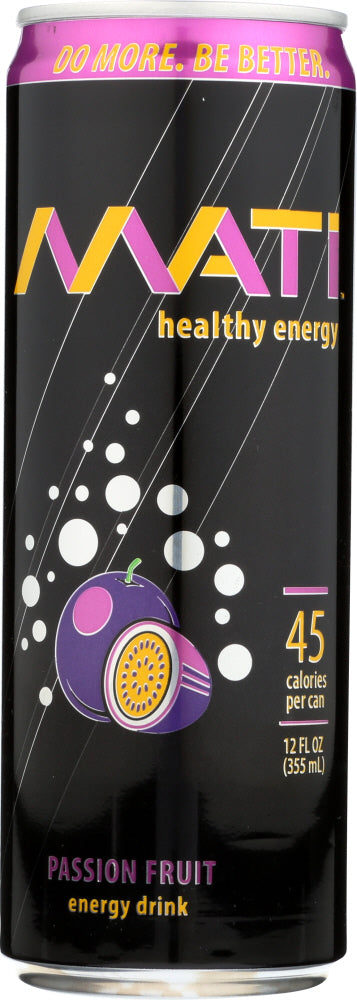 MATI ENERGY: Drink Energy Passion Fruit, 12 oz