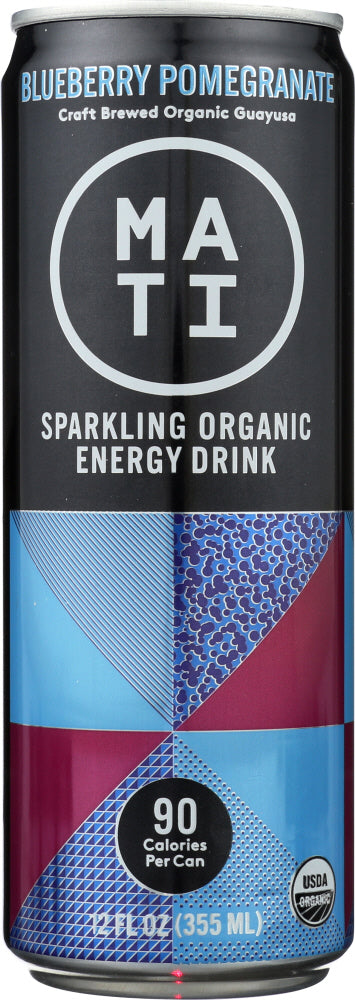 MATI ENERGY: Drink Energy Blueberry Pomegranate, 12 oz