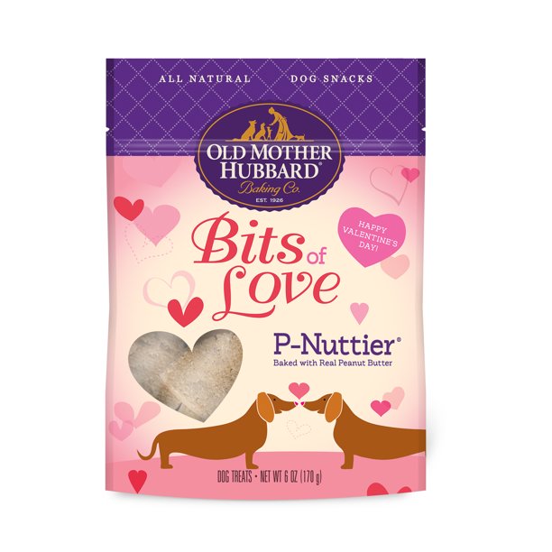 OLD MOTHER HUBBARD: Treat Dog Bits Of Love, 6 oz