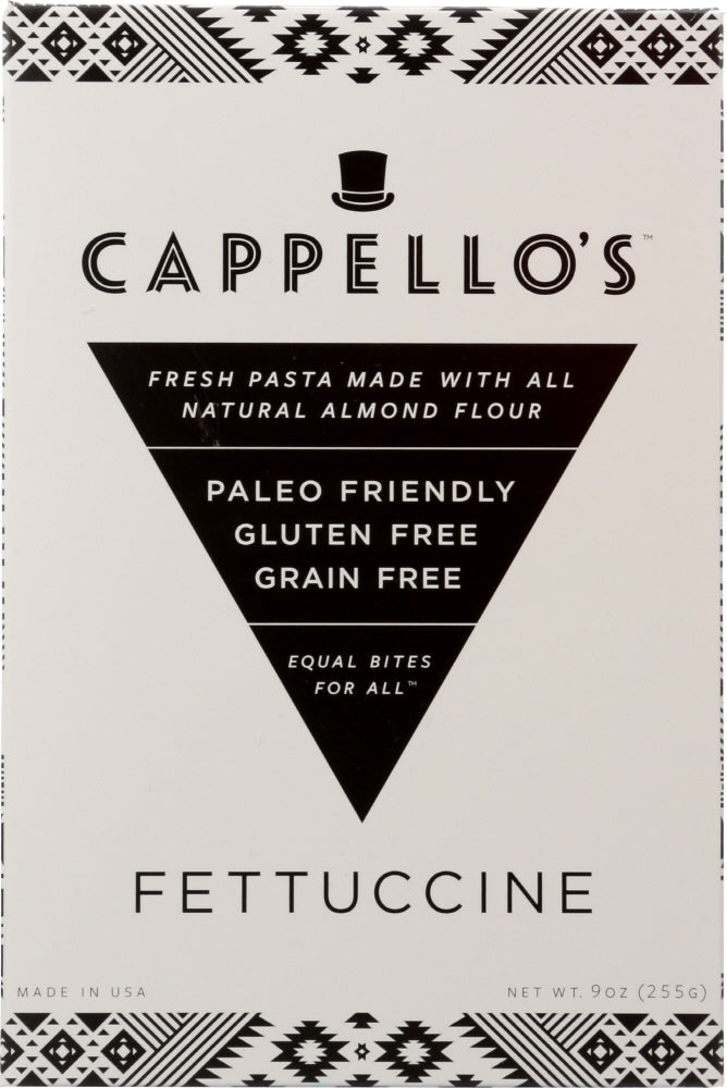 CAPPELLOS: Grain Free Fettuccine, 9 oz