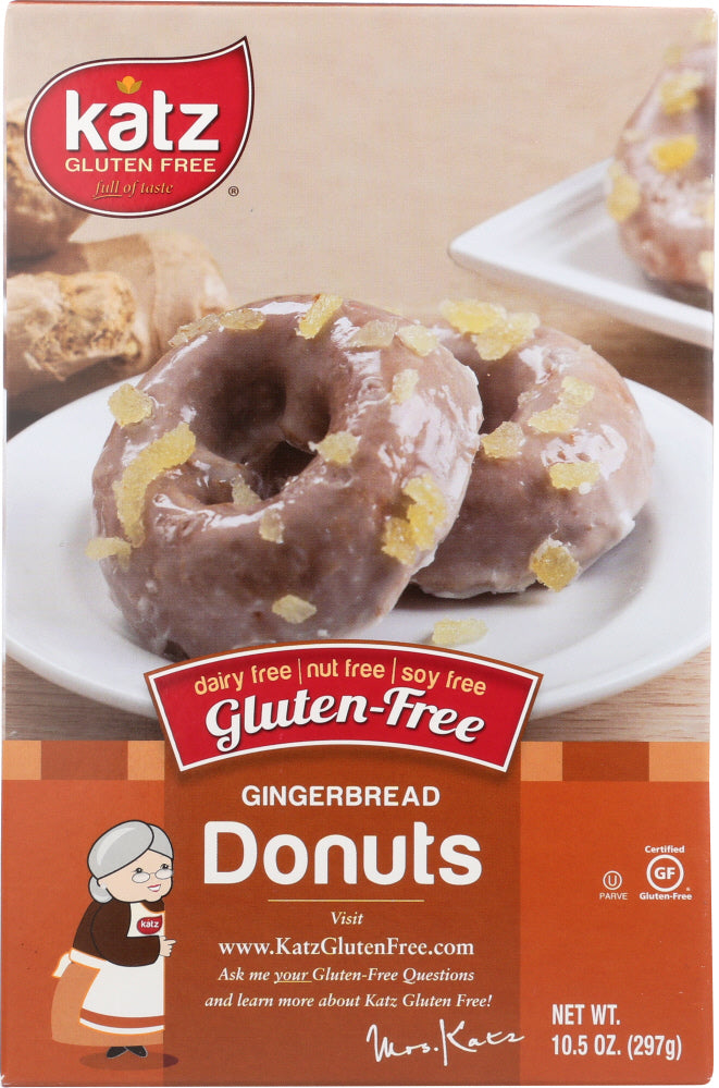 KATZ: Gluten Free Gingerbread Donuts, 10.5 oz