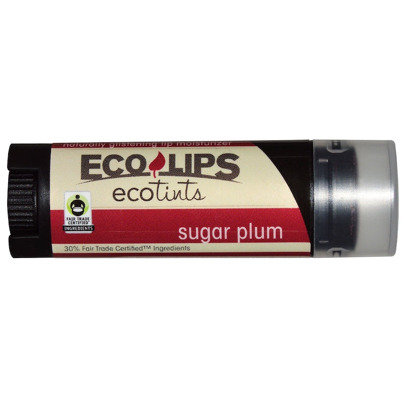 ECO LIPS: Eco Tint Sugar Plum Lip Balm, .3 oz