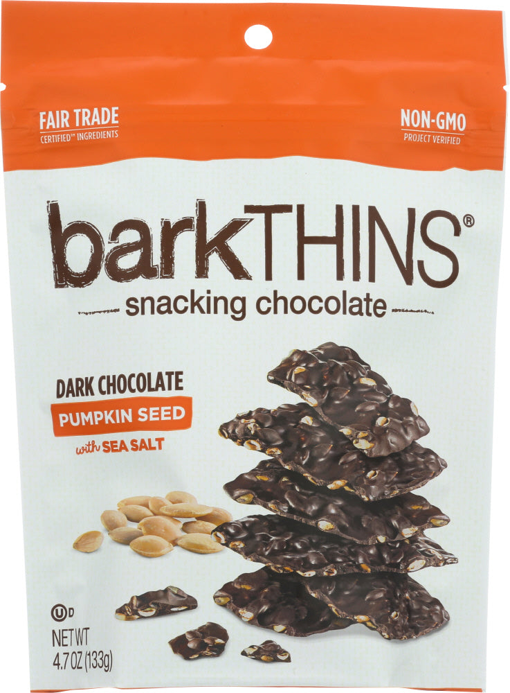 BARKTHINS: Dark Chocolate Pumpkin Seed With Sea Salt, 4.7 oz