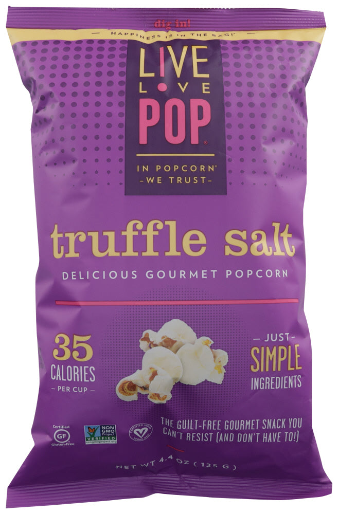 LIVE LOVE POP: Truffle Salt Popcorn, 4.40 oz