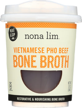 NONA LIM: Vietnamese Pho Beef Bone Broth, 10 oz