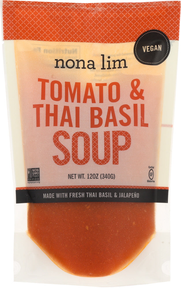 NONA LIM: Tomato and Thai Basil Soup, 12 oz