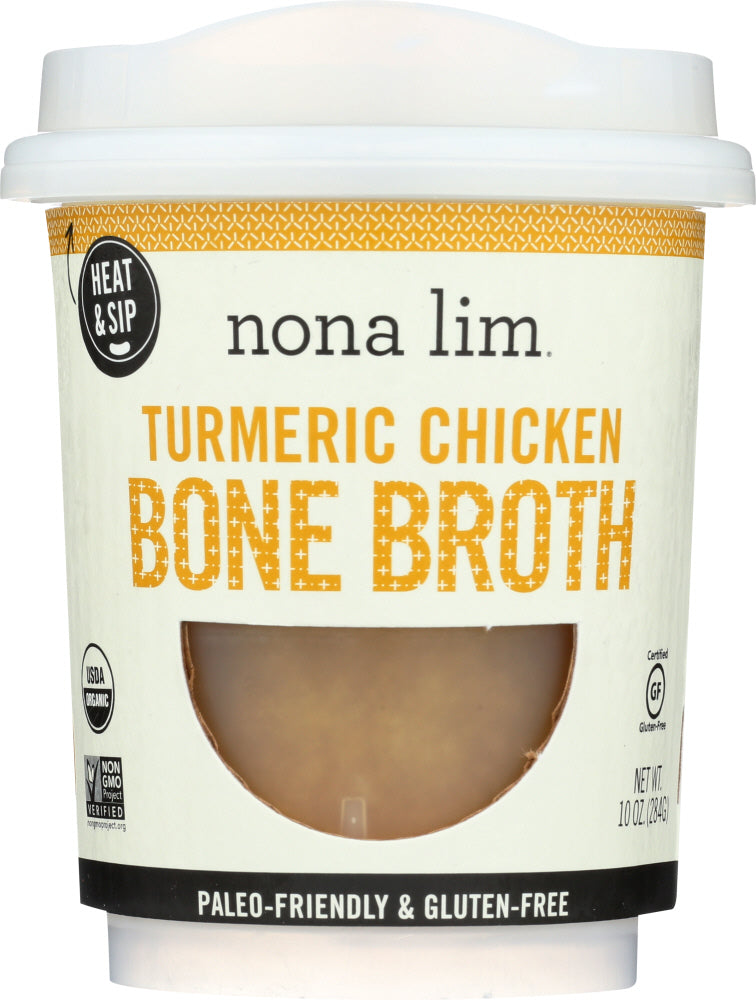 NONA LIM: Turmeric Chicken Bone Broth, 10 oz