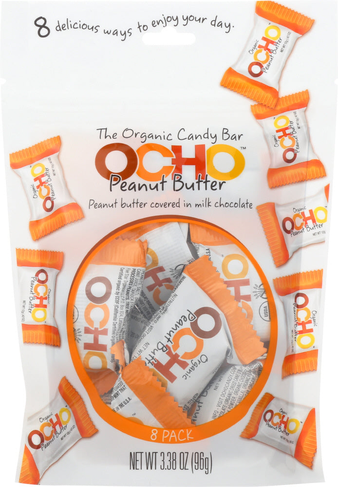 OCHO CANDY: Peanut Butter Candy Organic, 3.38 oz