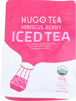 HUGO TEA COMPANY: Tea Iced Hibiscus Berry, 2.1 oz