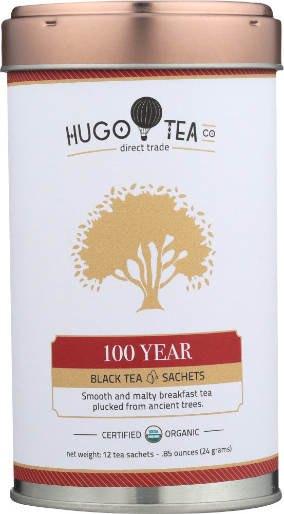 HUGO TEA COMPANY: Tea Black 100 Year, .85 oz