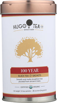 HUGO TEA COMPANY: Tea Black 100 Year, .85 oz