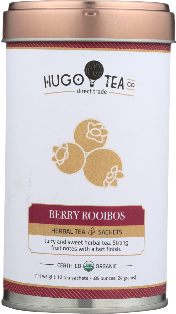 HUGO TEA COMPANY: Tea Herbal Berry Rooibos, .8 oz