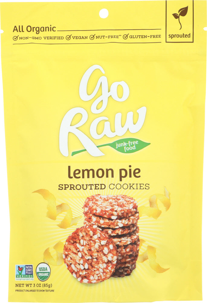 GO RAW: Cookie Lemon Pie Sprouted, 3 oz