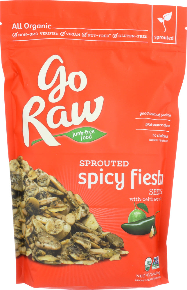 GO RAW: Organic Spicy Seed Mix, 16 oz