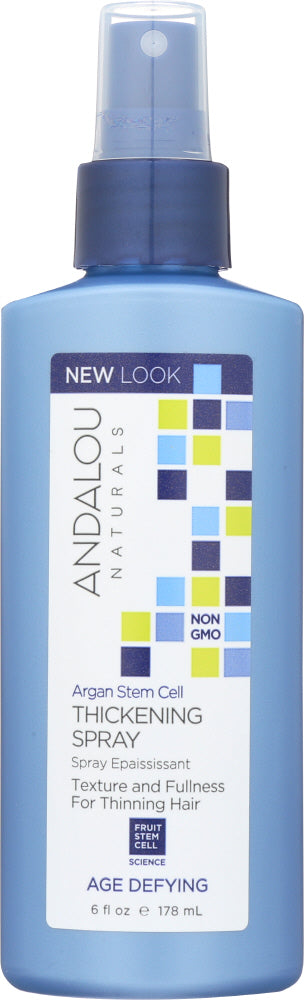 ANDALOU NATURALS: Argan Stem Cells Age Defying Thickening Spray, 6 oz