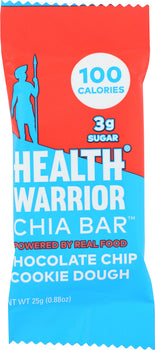 HEALTH WARRIOR: Bar Chia Chocolate Chip Cookie Dough, 0.88 oz