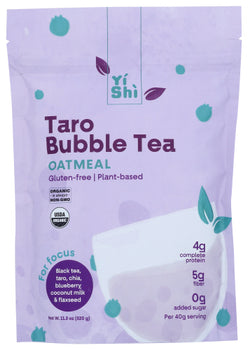 YISHI: Oatmeal Taro Bubble Tea, 11.3 oz