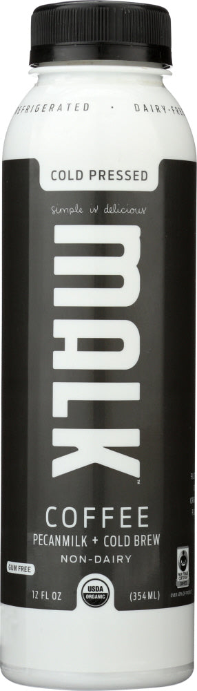 MALK: Pecan Malk and Cold Brew Coffee, 12 oz