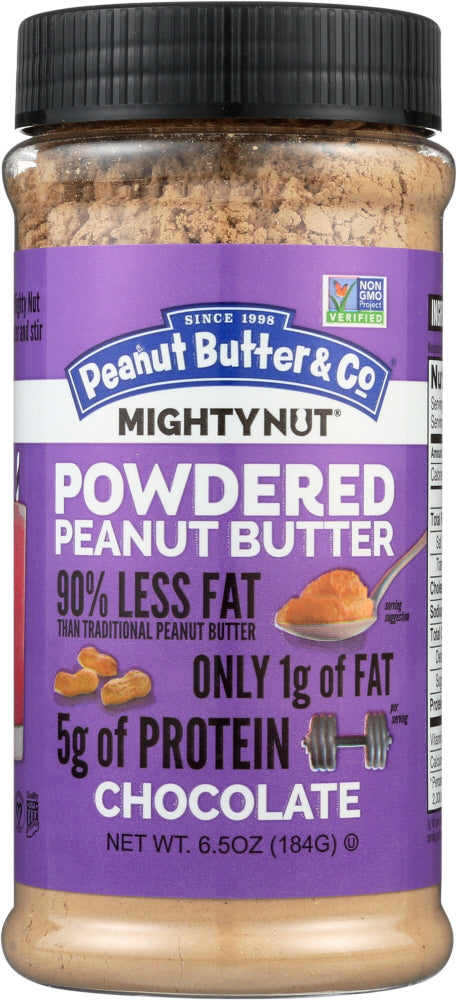 PEANUT BUTTER & CO: Chocolate Powdered Peanut Butter, 6.5 oz