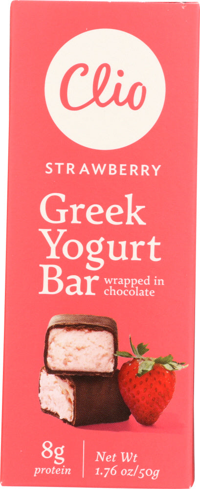 CLIO: Strawberry Greek Yogurt Bar, 1.76 oz