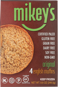 MIKEY'S : Grain Free English Muffins Original, 8.8 oz