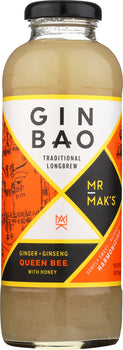 MR MAKS GINBAO: Queenbee Ginger Honey, 13.9 fl oz