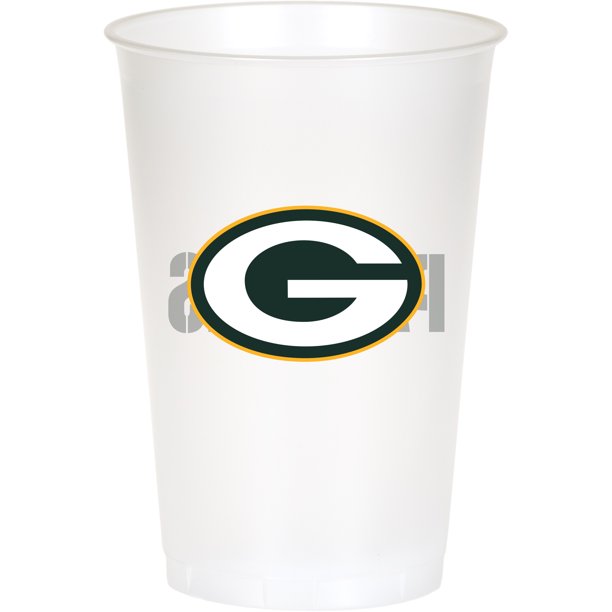 CREATIVE CONVERTING: Tumbler 20 Oz Green Bay, 1 ea