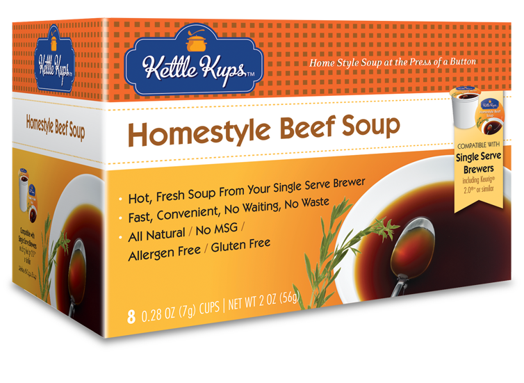 KETTLE KUPS: Soup Beef, 8 pc