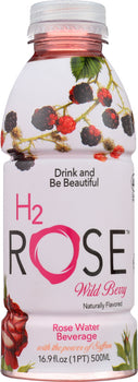 H2ROSE: Wild Berry Rose Water Beverage, 16.9 fl oz