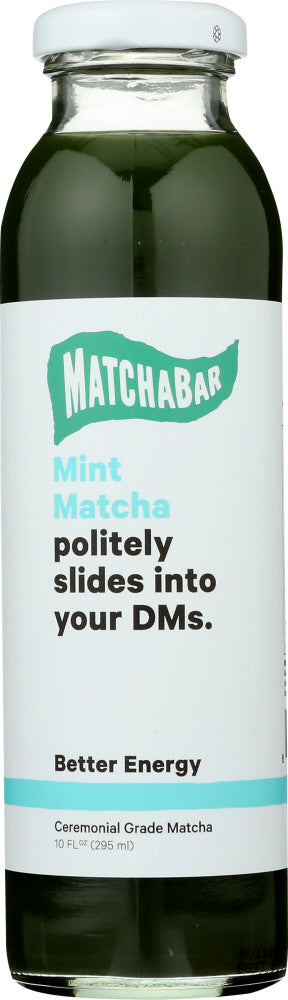 MATCHABAR: Mint Matcha Tea, 10 fl oz