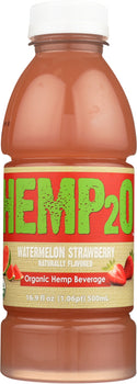 HEMP2O: Watermelon Strawberry Organic Water, 16.9 oz