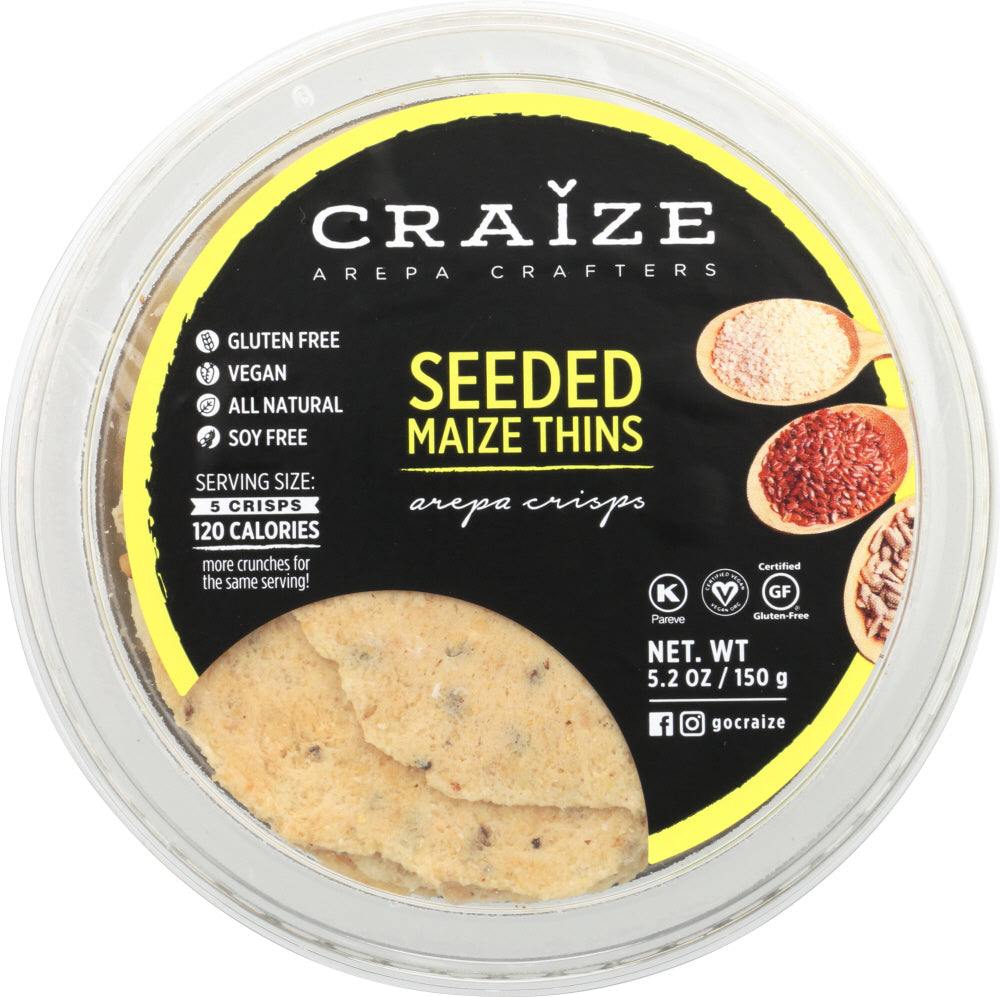 CRAIZE: Crisp Thin Seeded Maize, 5.2 oz