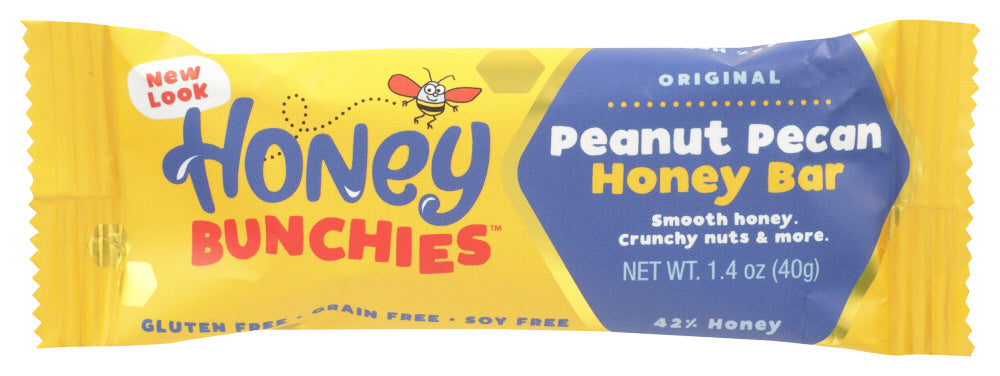 HONEY BUNCHIES: Peanut Pecan Honey Bar, 1.40 oz